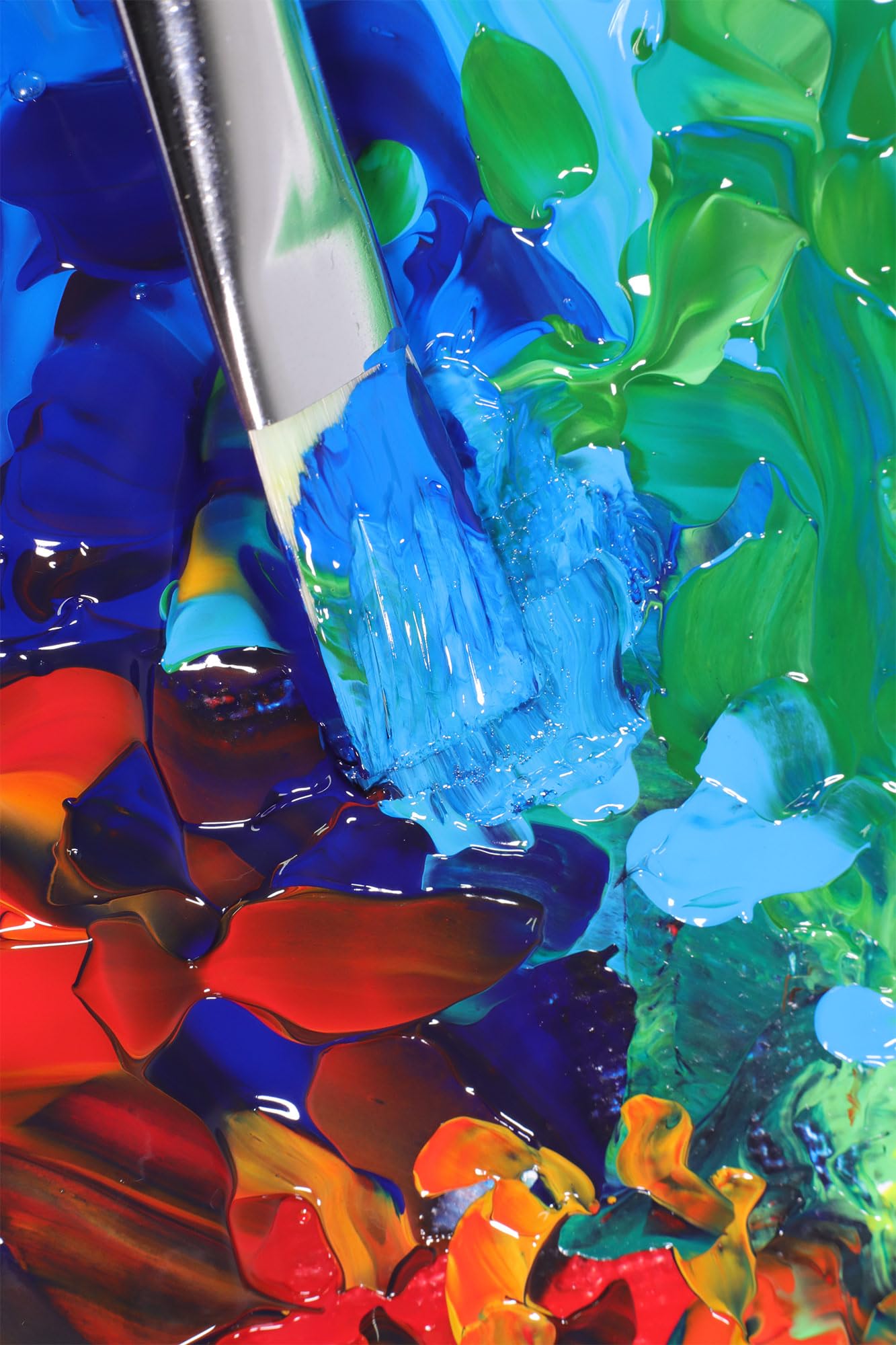 Mont Marte Acrylic Colour Paint Set Signature 24pc x 1.21 US fl.oz (36ml), Acrylic Paint Kit Ideal for Canvas, Wood, Air Dried Clay, Cardboard and More, Great Beginner Acrylic Paint Set, Includes 24 Colors - Image 3