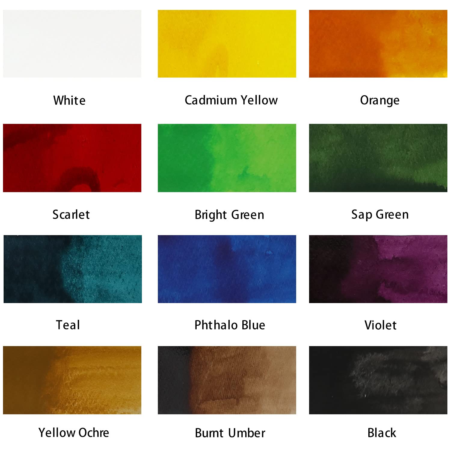 Mont Marte Acrylic Ink Premium 12pc x 20ml (0.7 US fl.oz), Acrylic Inks for Artists, Essential Colors, Ideal for Air Brush, Pouring Art, Scrapbooking, Ink Drawing, Mixed Media - Image 3