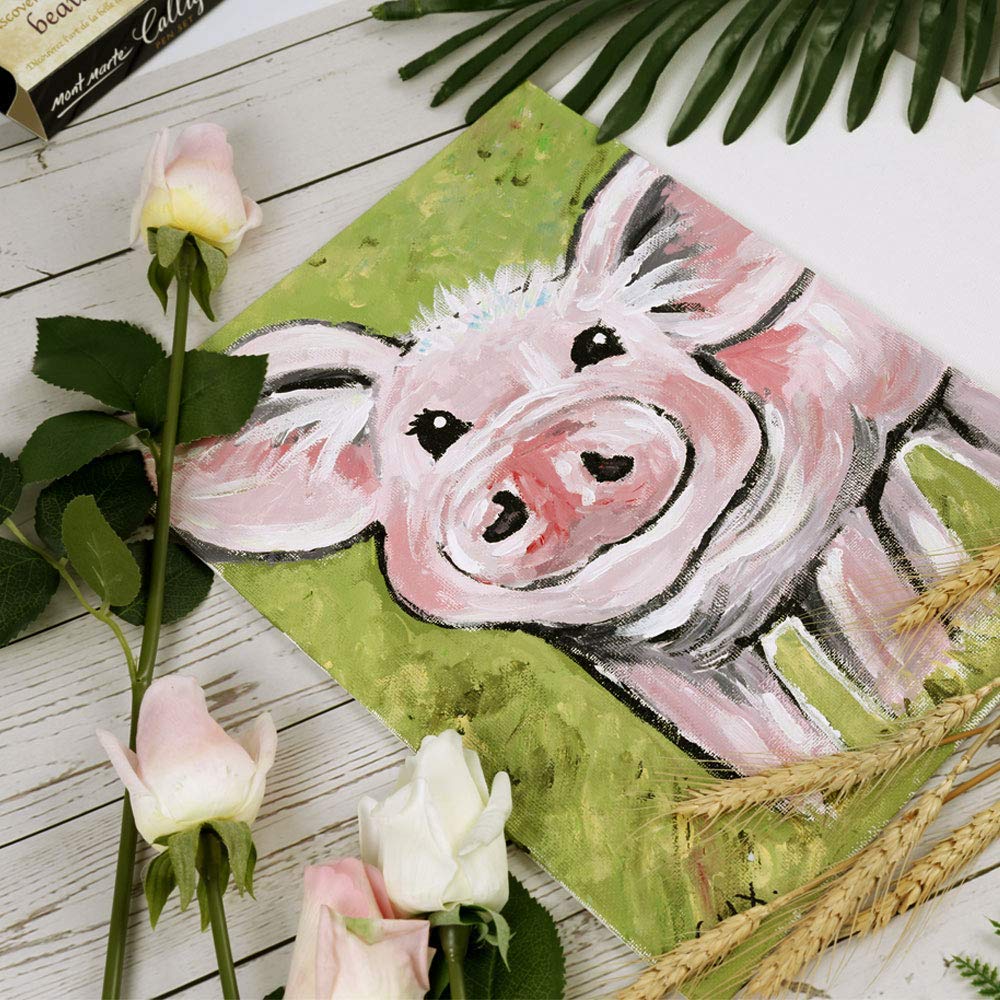 Mont Marte Canvas Panel (Pack of 24), 4 X 4inches, Canvas Panel Great for Students to Professional Artists - Image 3