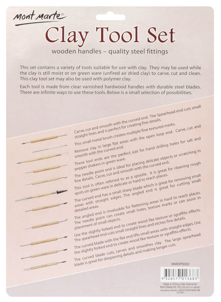 Mont Marte Clay Tool Set 11pce - Image 8