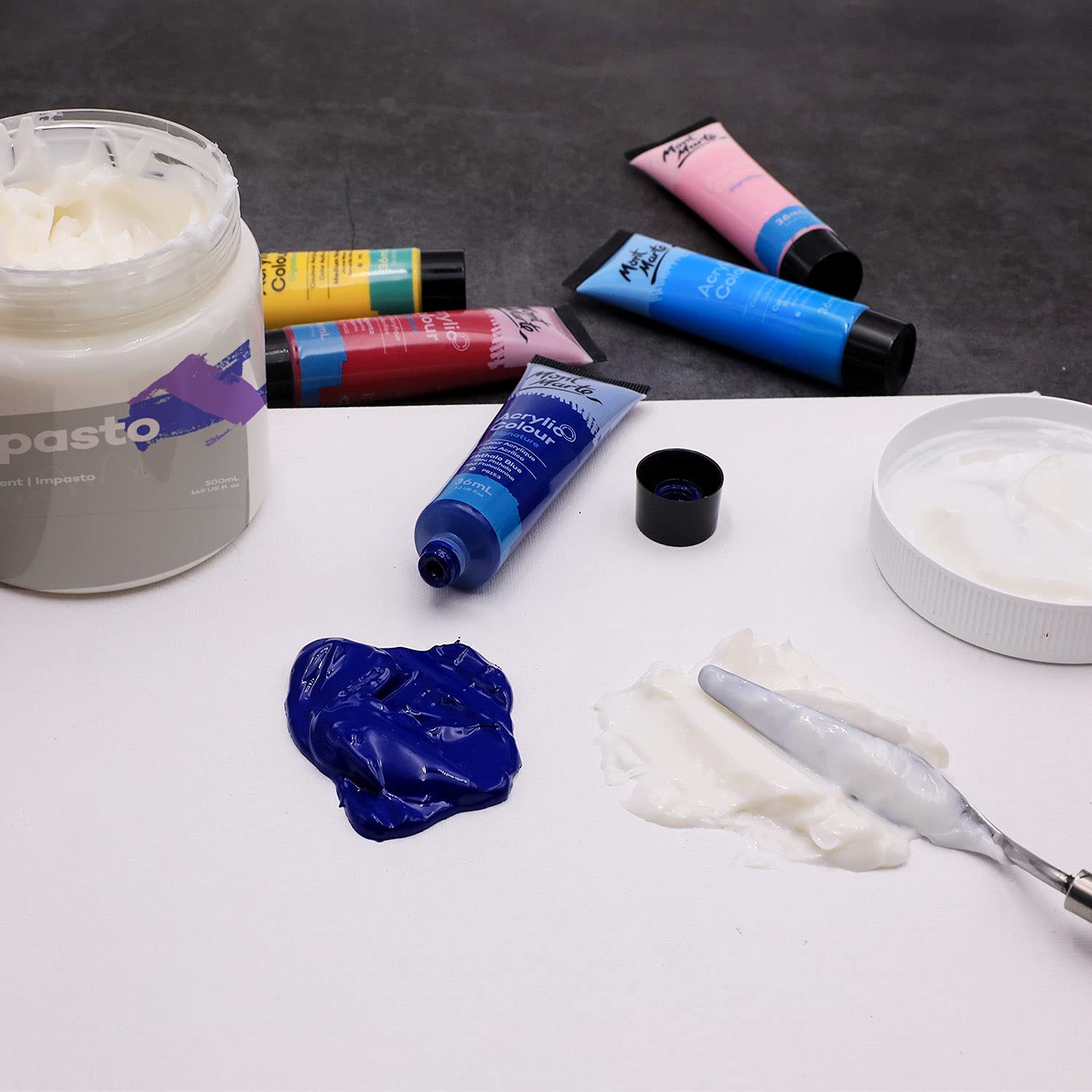 MONT MARTE Impasto Acrylic Medium 500ml (17oz) - Image 3