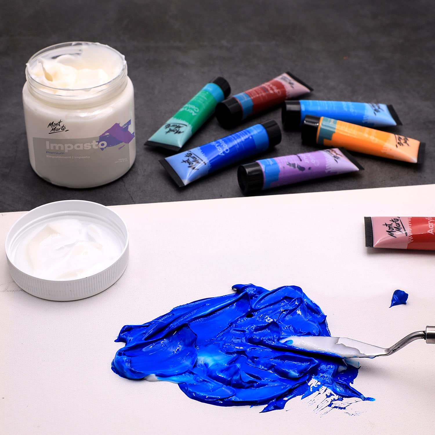MONT MARTE Impasto Acrylic Medium 500ml (17oz) - Image 4