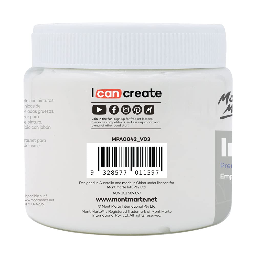 MONT MARTE Impasto Acrylic Medium 500ml (17oz) - Image 5