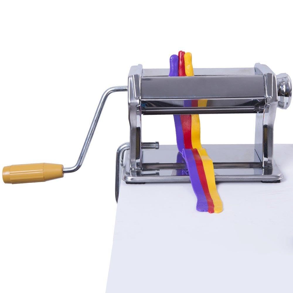 Mont Marte Polymer Clay Press Signature with Adjustable Rollers (9 Settings) Durable Steel, Ideal for Conditioning Polymer Clay - Image 4