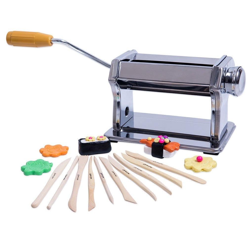 Mont Marte Polymer Clay Press Signature with Adjustable Rollers (9 Settings) Durable Steel, Ideal for Conditioning Polymer Clay - Image 5