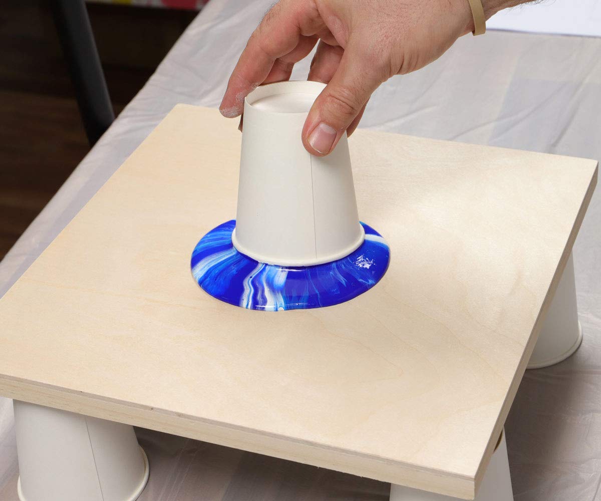 Mont Marte Premium Acrylic Pouring Silicone Oil 6.06oz (180ml in total) Bottles for Pouring Paint Cells - Image 5