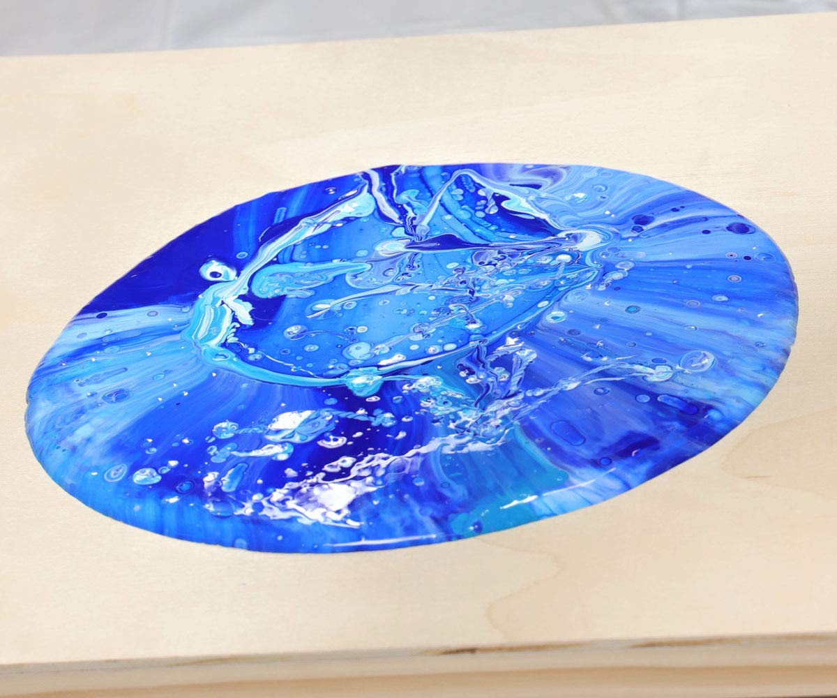 Mont Marte Premium Acrylic Pouring Silicone Oil 6.06oz (180ml in total) Bottles for Pouring Paint Cells - Image 7