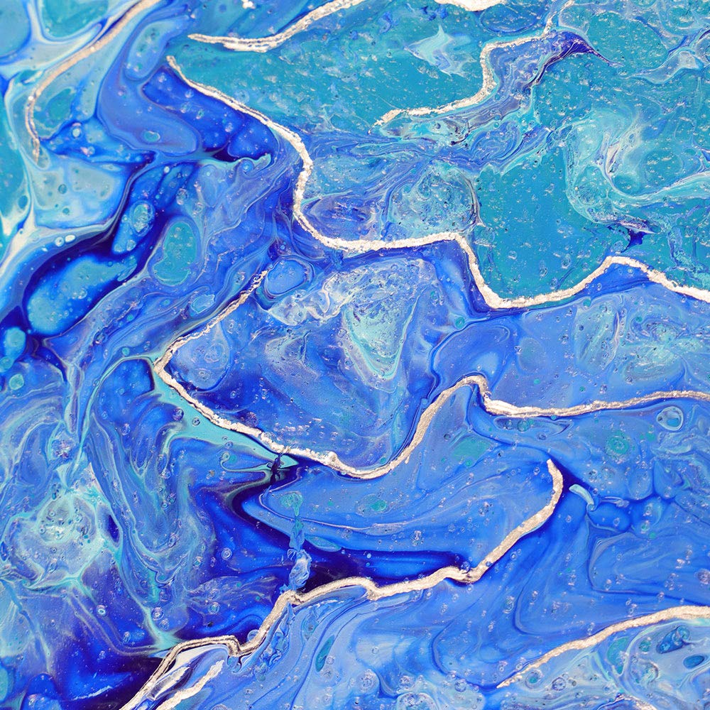 Mont Marte Premium Silver Foil Paint 0.67oz (20ml), Suitable for Pour Painting, High Pigment Level, Shimmering Color - Image 3