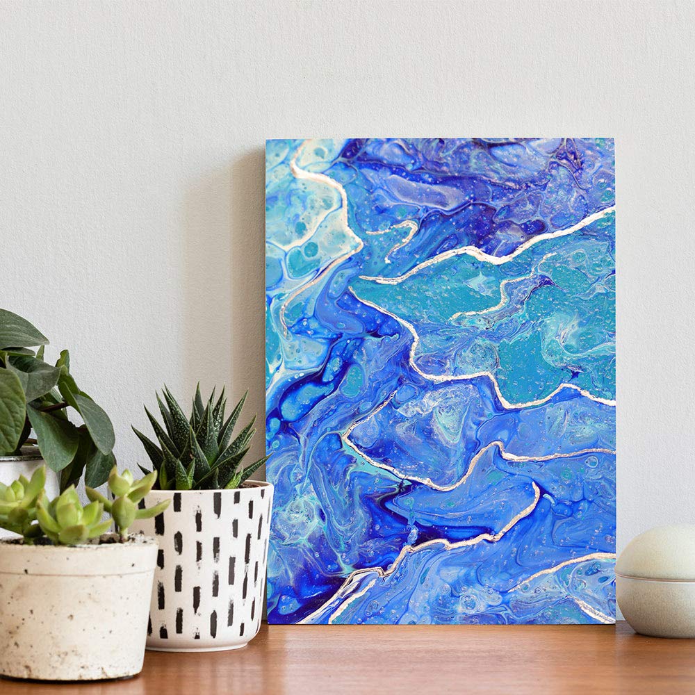 Mont Marte Premium Silver Foil Paint 0.67oz (20ml), Suitable for Pour Painting, High Pigment Level, Shimmering Color - Image 5