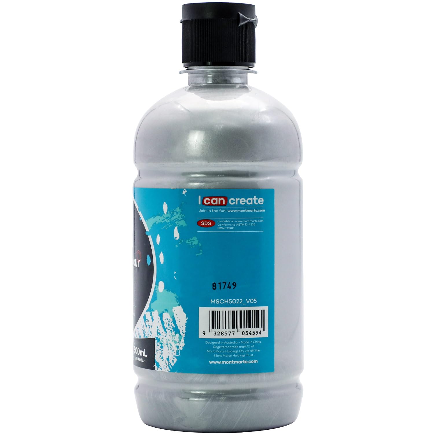 Mont Marte Signature Acrylic Color Paint Set, 12 x 16.9oz (500ml), Semi-Matte Finish, 12 Vibrant Colors, Suitable for Canvas, Wood, Fabric, Leather, Cardboard, Paper, MDF and Crafts - Image 5