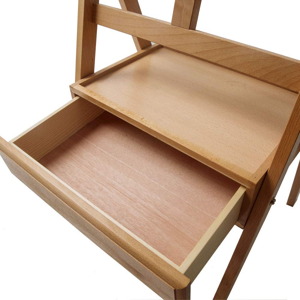 Mont Marte Signature Box Floor Easel, Beech Wood 43.5 x 44 x 150 cm (LxWxH), 17.13 x 17.32 x 59.1" - Image 5