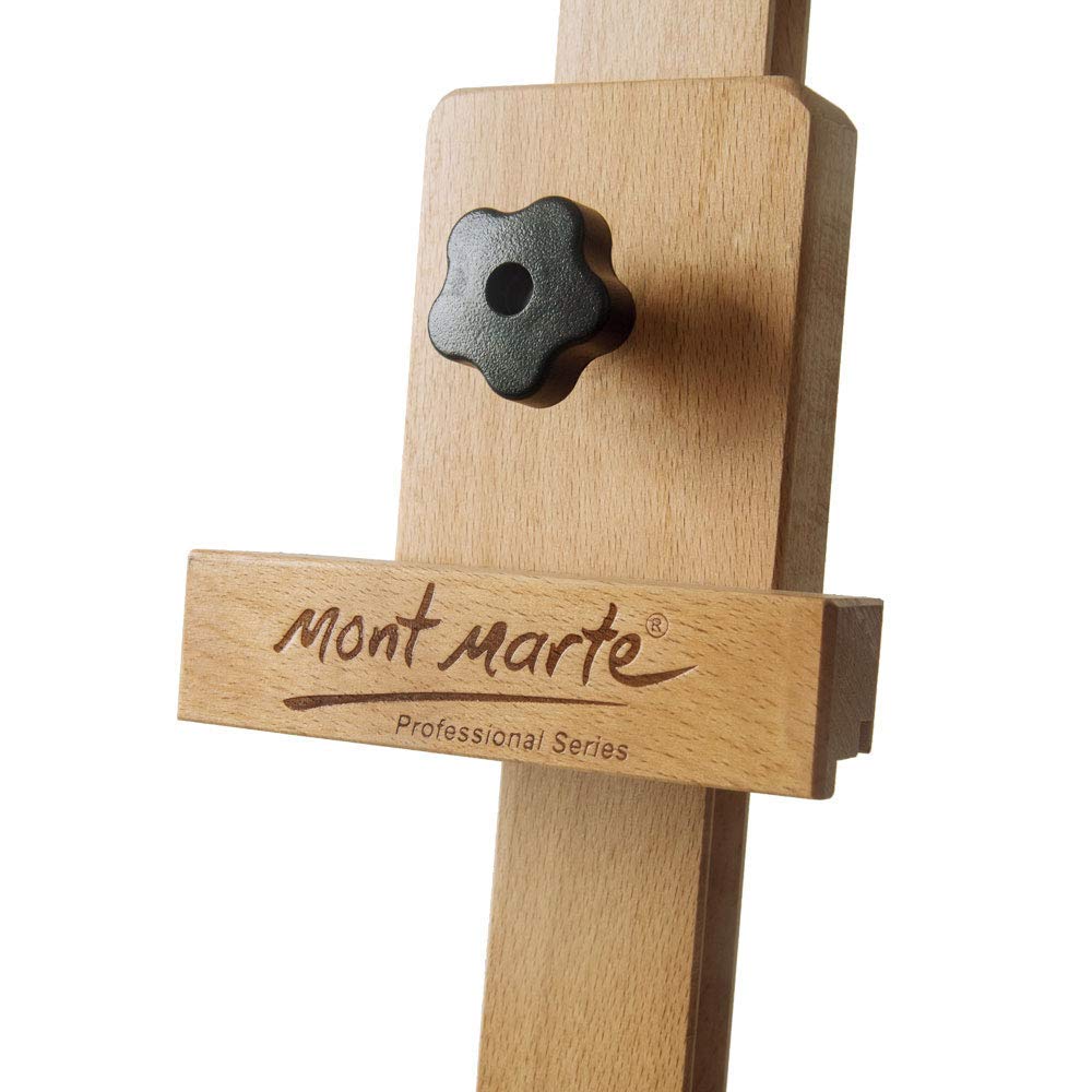 Mont Marte Signature Box Floor Easel, Beech Wood 43.5 x 44 x 150 cm (LxWxH), 17.13 x 17.32 x 59.1" - Image 6